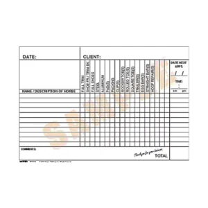 Farrier Forms Invoice