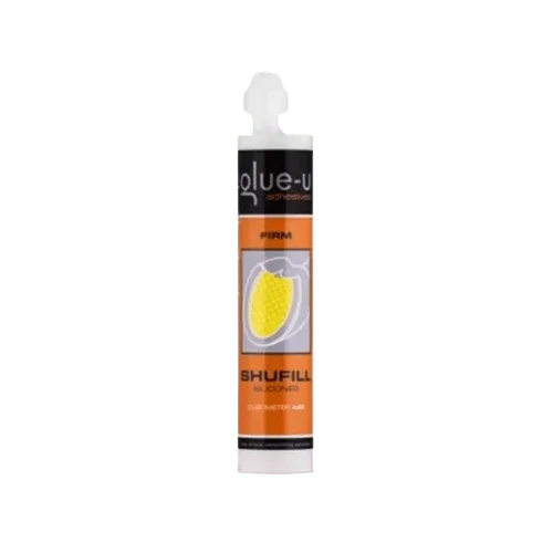 Glue-U Shufill Silicone - A40 Yellow 250CC