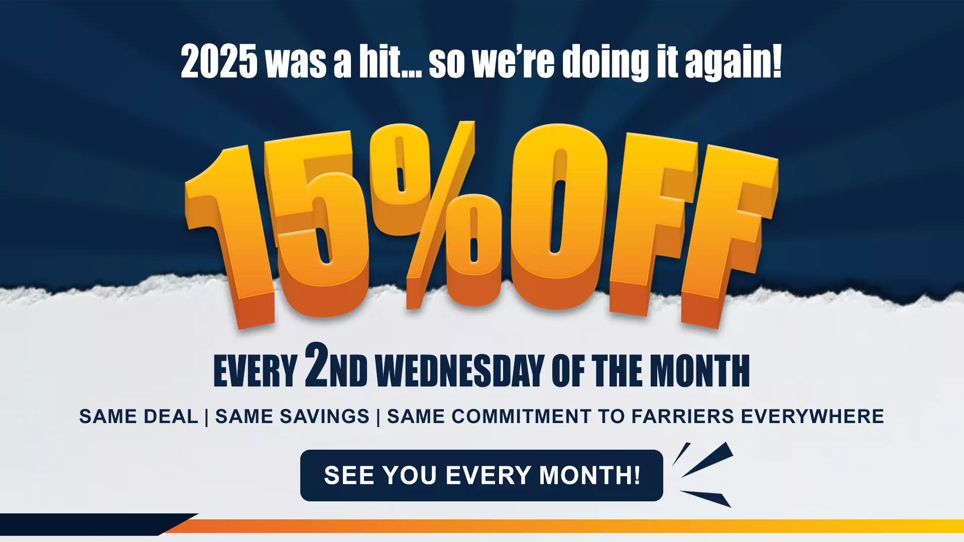 PFS 2026 Sale Banner